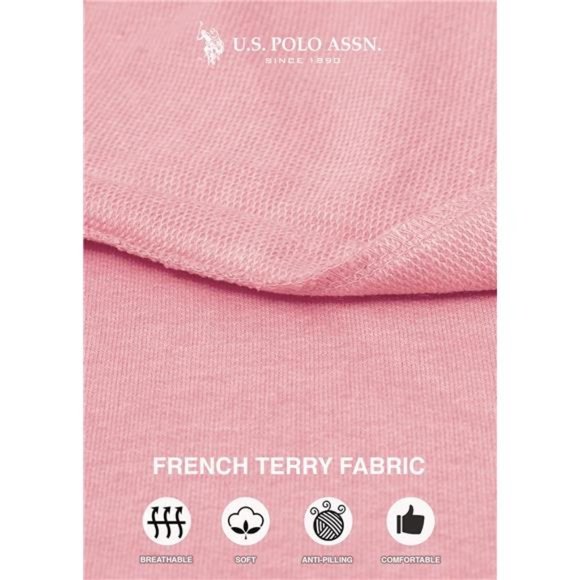 U.S. Polo Womens Sweatpants - Pink Womens Jogger Sweats - Picture 2 of 6